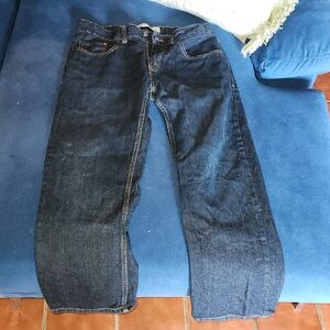 Levi's Deep Blue Relaxed Jeans